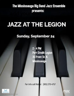 Jazz at the Legion - September 24