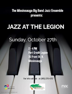 Jazz at the Legion - Oct 27