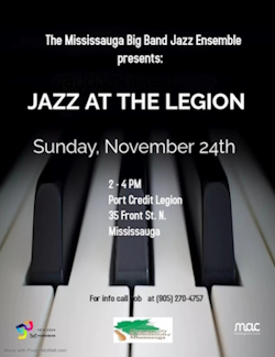 Jazz at the Legion - Nov 24